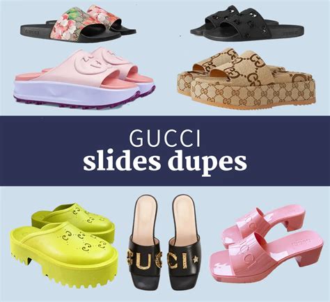 amazon gucci dupe slides|gucci platform slides dupe.